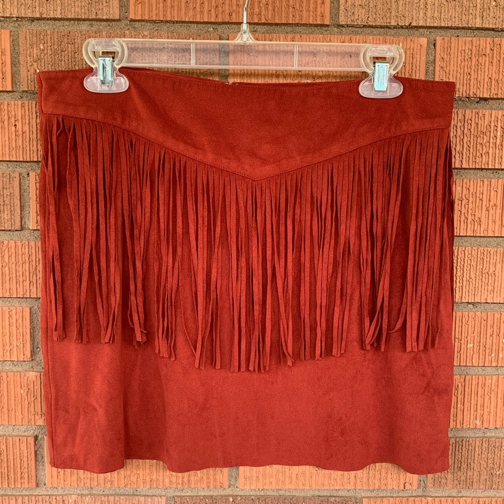 Forever21 fringe skirt